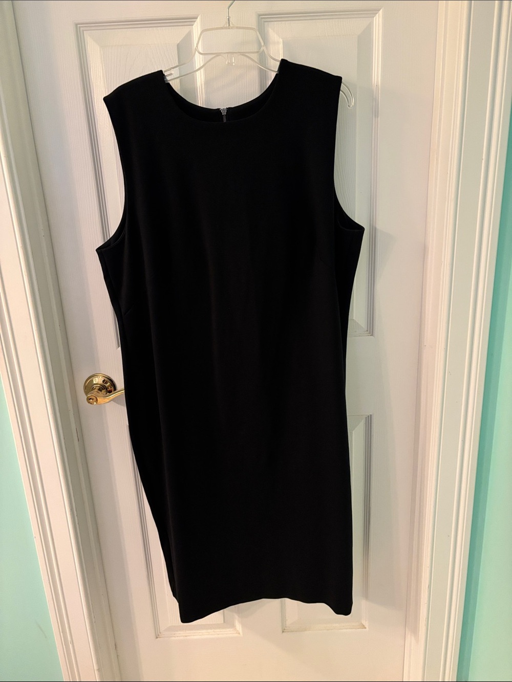 SPANX Black Sleeveless Sheath Dress